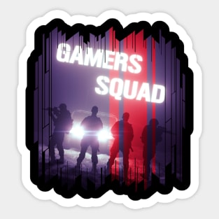 Gamers Squad Sticker